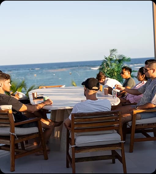 La comunidad en el retiro Ars Vivendi, en la Riviera Maya